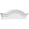 Ekena Millwork Segment Arch W/ Flankers Smooth Architectural Grade PVC Pediment, 26"W x 7-1/2"H x 2-1/2"P PEDPS026X075SGF00 - alternate 1